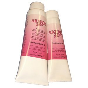 Akepox Fast-acting epoxy for bonding stone and metal surfaces