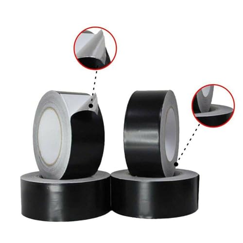 Durable Black Aluminum Foil Tape for HVAC Duct Sealing
