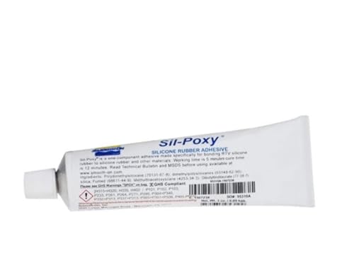 Smooth-On SIL-poxy Silicone Adhesive - Torn Silicone Rubber Repair Easy to Usesilpox