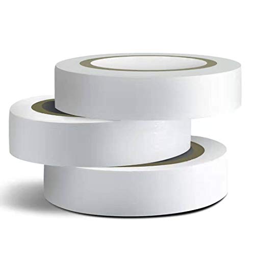 3-Piece Premium White Electrical Tape