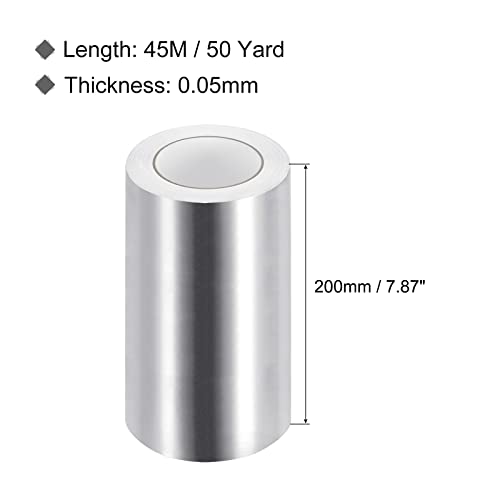 MECCANIXITYAluminum Foil Tape Durable 787inch x 50Yard HVAC Ductwork Solution