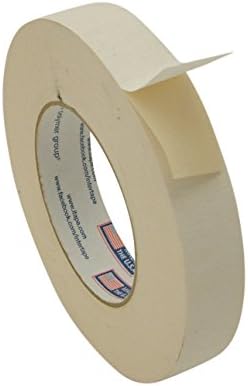 Intertape 591 Double Sided Flat-Back Paper Tape 1 x 36yd Beige