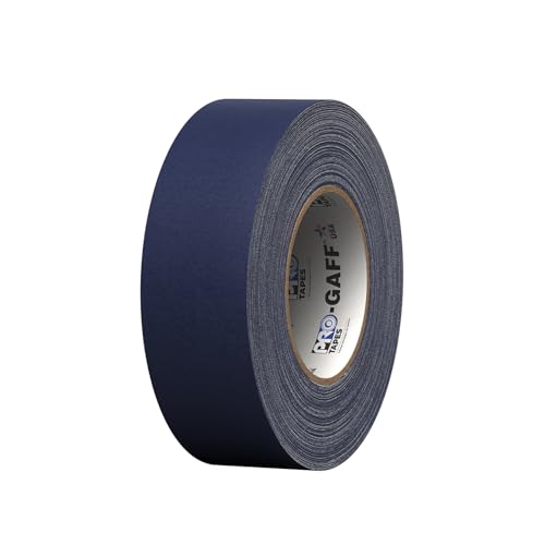 Professional Gaffers Tape - 2 blue matte heavy-duty USA-made easy to remove