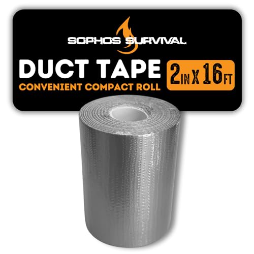 Compact Duct Tape 2x16ft Silver