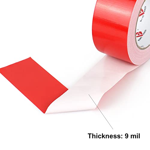 Duct Tape 2pk - Heavy Duty Red Duct with 9 Mil