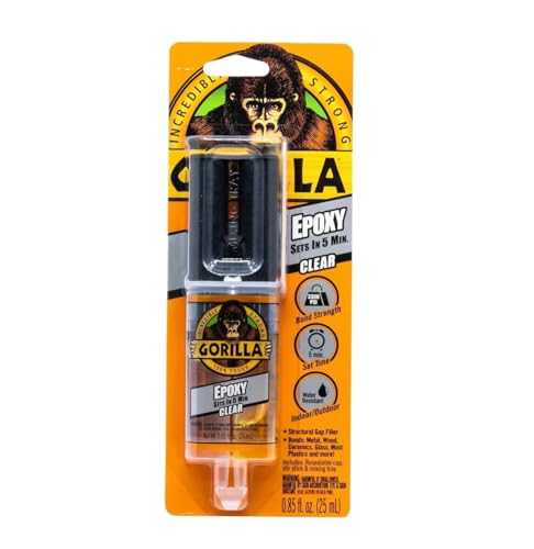 Gorilla 2 Part Epoxy 5 Minute Set Clear Pack of 1