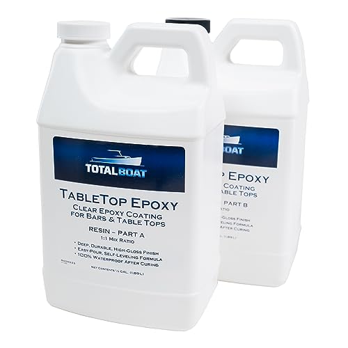 Crystal Clear Epoxy Resin Kit for Bars and Tables