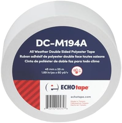 ECHOtape DC-M194A Double-Sided polyester tape Cold Weather Performance