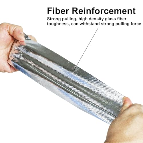 BOMEI PACK Adhesive Aluminum Foil Heat Shield Tape Barrier