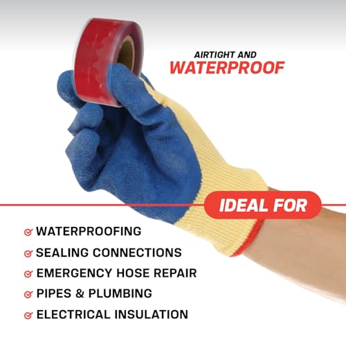 Secure Silicone Tape for Plumbing Emergency Repairs
