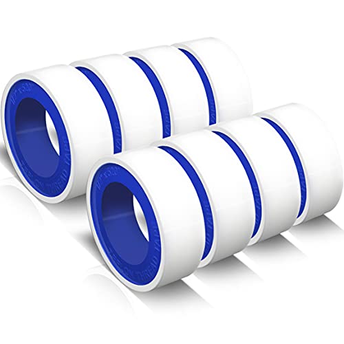 VOTMELL8 Rolls Teflon Tape 12 Inch x 520 Inches White