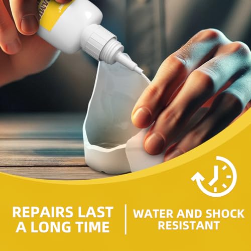 FOOGWEE Ceramic Glue - Quick Bonding for Porcelain and Glass