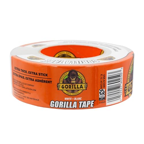 Gorilla Duct Tape White 30 yd roll Pack of 2