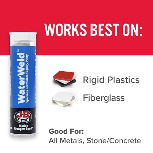 J-B Weld WaterWeld Epoxy Putty Stick 2 oz Off White
