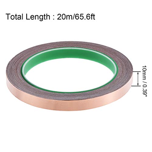 Double Sided Conductive Tape 10mm20m Roll for Guitar EMI Shielding Electrical Repairs
