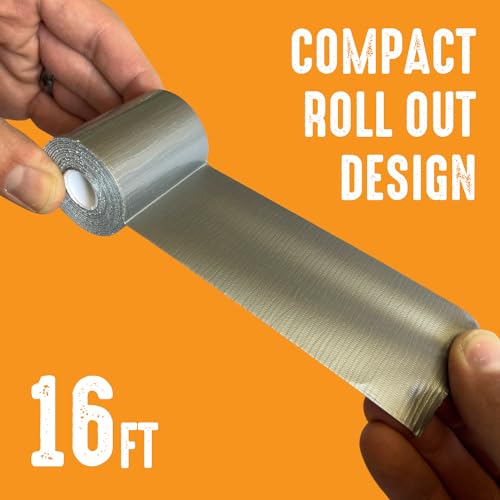 Compact Duct Tape 2x16ft Silver