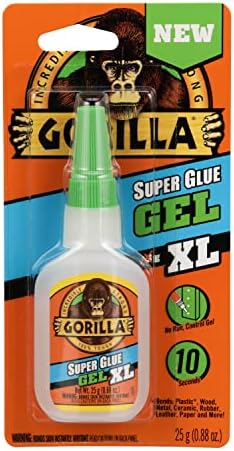 Gorilla Super Glue Gel XL Ultimate Performance 25 Gram Clear