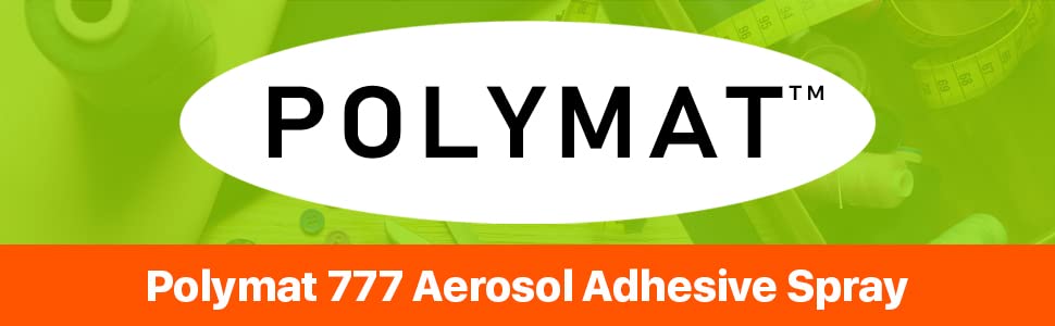 Polymat 777 Spray Glue Adhesive for Fabric Carpets
