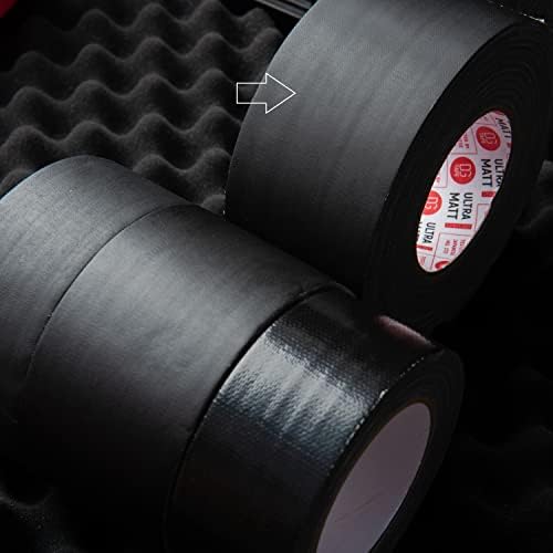 DGTAPE 2in X 60ya - Black UltraMATT Gaffer Tape