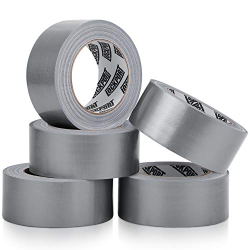 Lockport 5-Pack Duct Tape Heavy Duty Silver No Residue