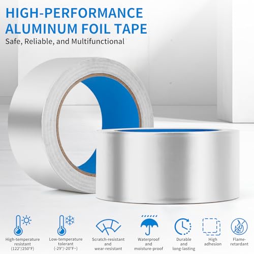 Thicker Silver Aluminum Foil Tape for Ductwork