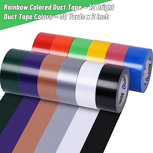 Rainbow Colored Duct Tape Bulk - 2x360