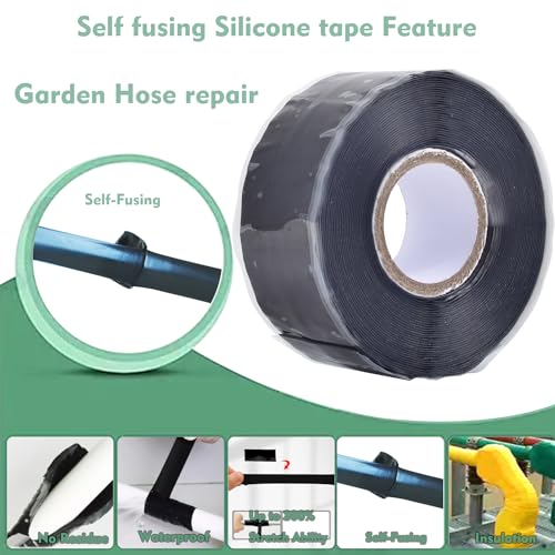 PackYard Waterproof Silicone Tape Durable Self-Fusing 1 in x 164