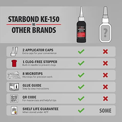 Starbond Black Medium CA Glue