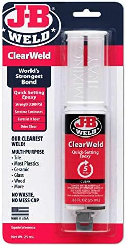J-B Weld 50112 Clear 25ml Precision Epoxy Syringe