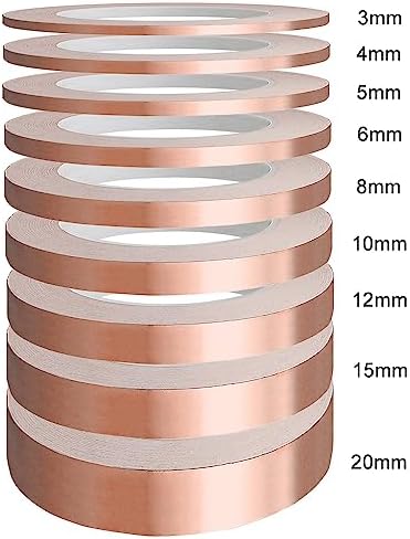 SkyPro 5-Roll Copper Foil Tape Set