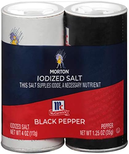 Morton Iodized Salt and Pepper Set