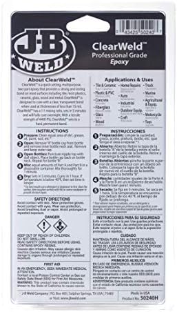 8oz J-B Weld Jb Clearweld Epoxy for Tile