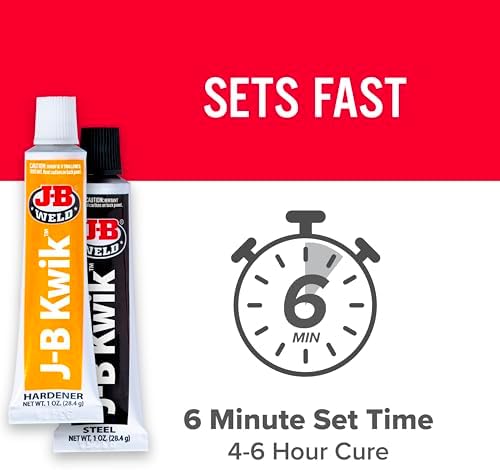 J-B Weld KwikWeld Quick Setting Steel Reinforced Epoxy - Dark Grey