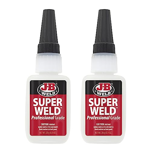 J-B Weld Superglue 20g 2 Pack - SuperWeld Professional Grade