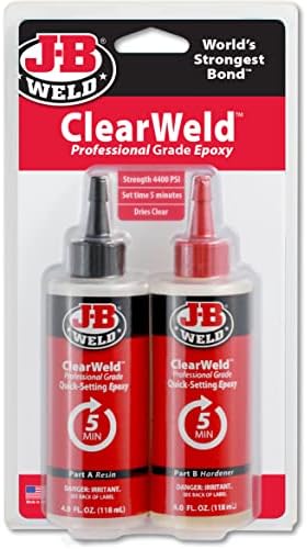 8oz J-B Weld Jb Clearweld Epoxy for Tile