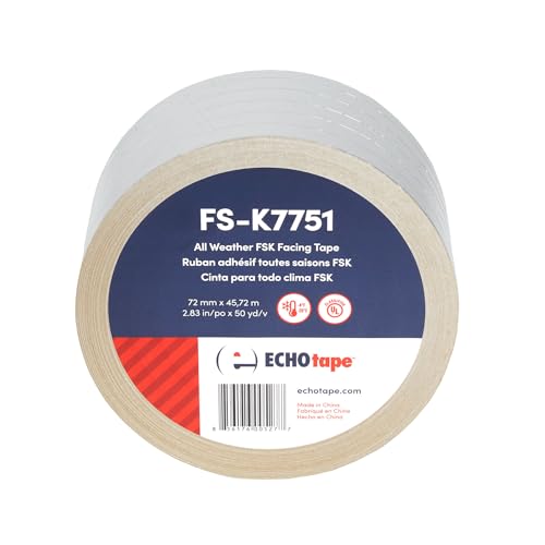 AGGRESSIVE ADHESIVE FSK Insulation Tape Flame-Resistant Adhesive for Industrial Use