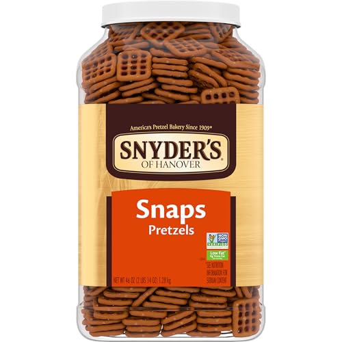 Snyders of Hanover Crunchy Pretzels 46 Oz Canister
