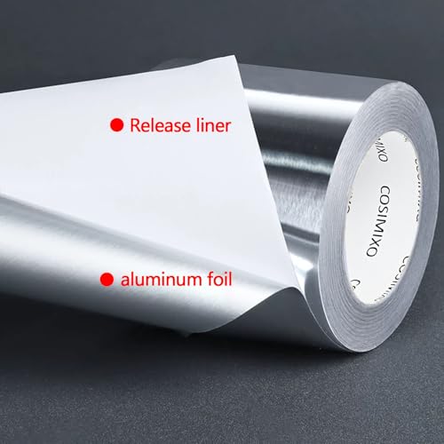 Silver Aluminum Foil Duct Tape 3 x 55Yards Heavy Duty