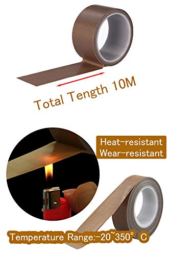 DY2ten PTFE Coated Fiberglass Teflon Tape