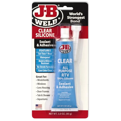 J-B Weld Silicone Sealant - 3 oz Clear