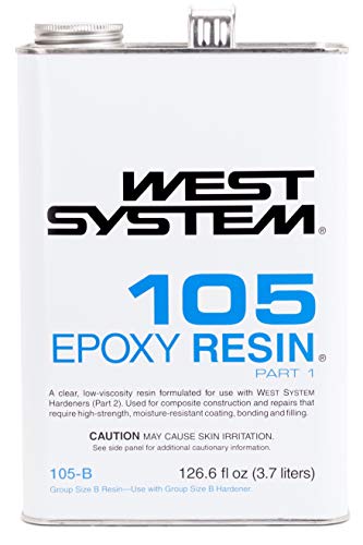 WEST SYSTEM 105B Resin with 205B Hardener and 300 Mini Pumps 3-Pack