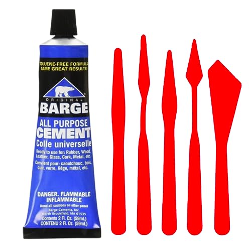 Barge Contact Cement Adhesive Set All Purpose Quick Dry Water Resistant 2oz 5PCS