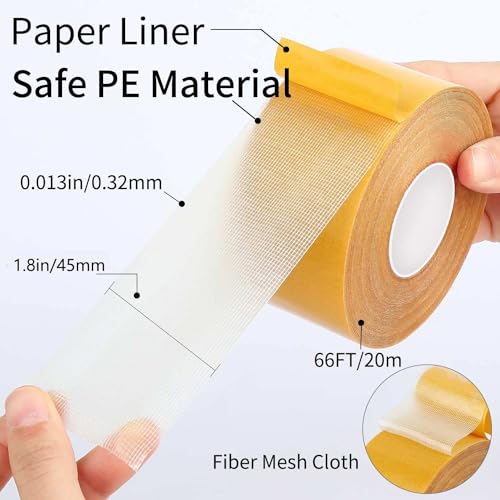 COUMENO Double Sided Tape Heavy Duty 18inX66FT