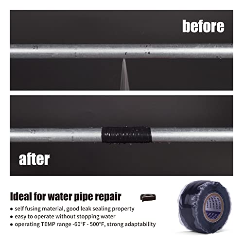 Self-Fusing Silicone Tape Leak Seal