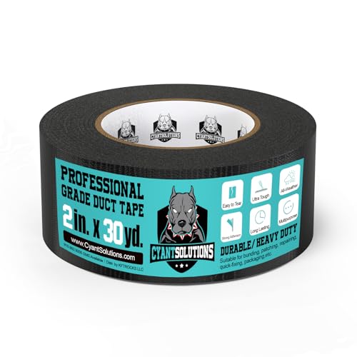 Black Duct Tape for Heavy-Duty Use
