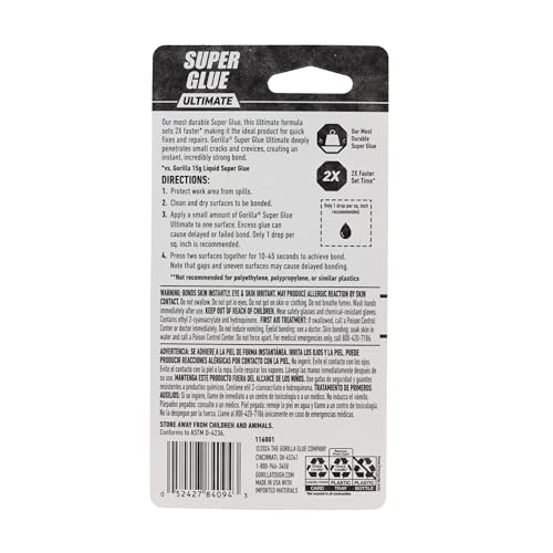 Gorilla Super Glue Ultimate