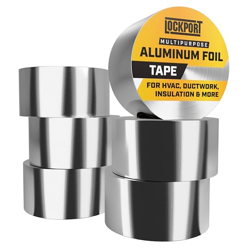 Lockport Aluminum Foil Tape 2 x 225 ft - 6 Pack