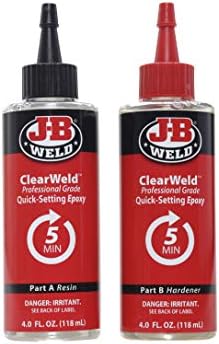 8oz J-B Weld Jb Clearweld Epoxy for Tile