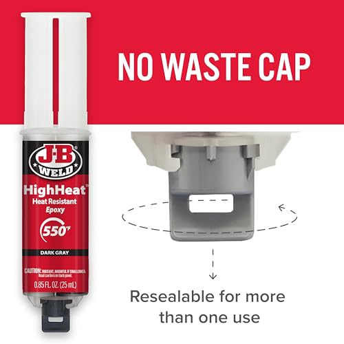 J-B Weld High Heat Epoxy Syringe Dark Grey