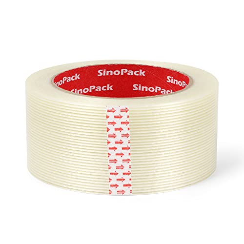 SinoPack Filament Strapping Tape 3-Pack 55 Mil x 2 In